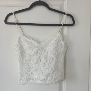 Free People Forget Me Not Cami in White